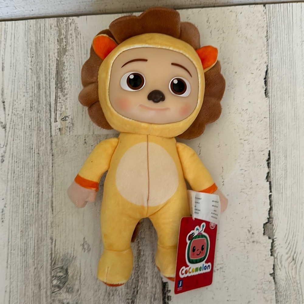 CoComelon Plush JJ LION King of the Pride Outfit 8"in Stuffed Animal Costume NEW